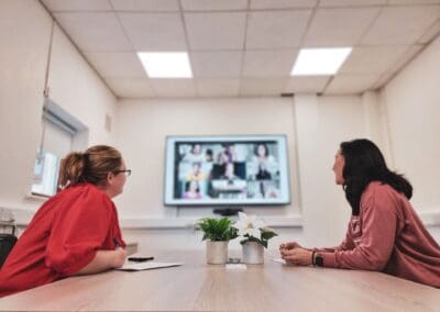 We have video conferencing facilities in our meeting rooms at BASE Enterprise Centre